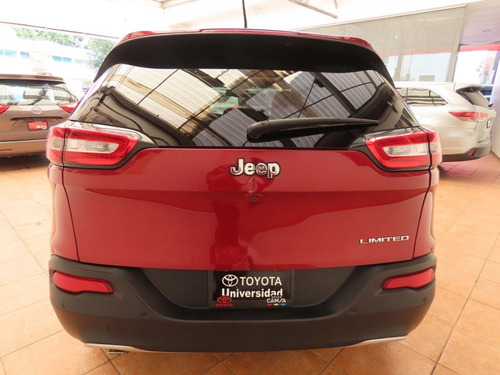 Imagen 2 de 12 de Jeep Cherokke Limited Plus 2017 Rojo Cereza