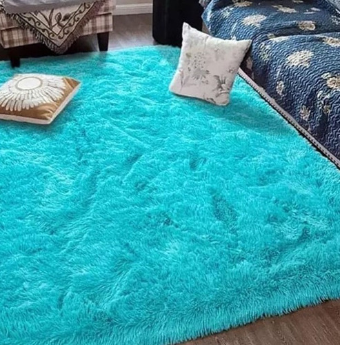 Alfombra Peluda Shaggy Rectangular 1,5 X 2 M