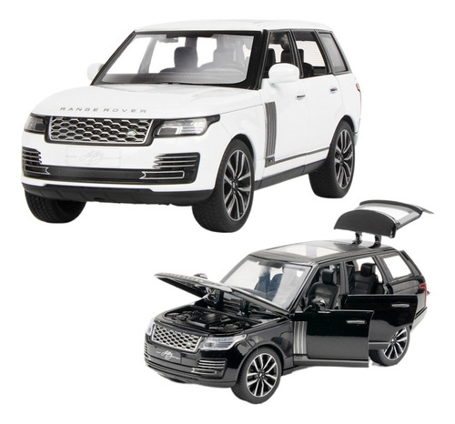 Land Rover Range Rover Miniatura Metal Car Con Luz Y Sonido