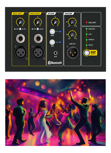 Kit 2 Caixas De Som Ativa 12 Skp Q12 Mk2 Profissional Dj