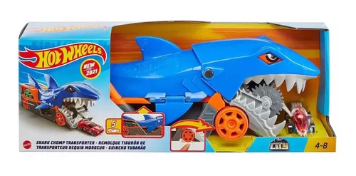 Pista Hot Wheels Guincho Tubarão Com Carrinho - Mattel Gvg36