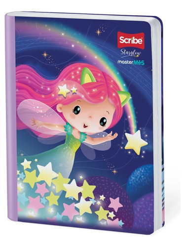 Cuaderno Cosido Starglow De Una Linea 100 Hojas Scribe