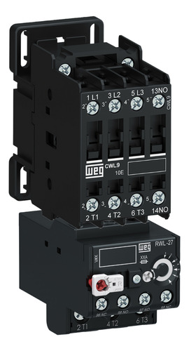 Contator Cwl 9a + Relé Sobrecarga Rwl 5,6 A 8,0a Weg