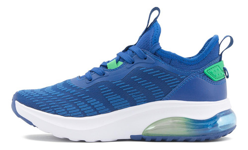 Tenis Para Caballero Charly Walking Relax Azul/lim 22-29