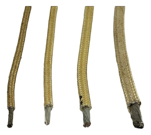 Cable Alta Temperatura 300 Grados Cal.10 Rollo 100 Metros