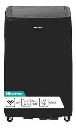 Aire Acondicionado Portátil Hisense 10000-btu (ap1022tw1gd) Color Negro - Excelente (Reacondicionado)