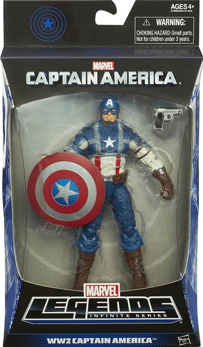 Marvel Legends World War 2 Captain America Baf Mandroid