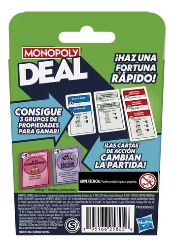 Monopoly Deal - Juego De Mesa - Español / Diverti