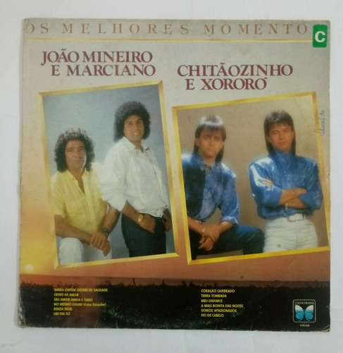 Lp Vinil João Mineiro E Marciano, Chitãozinho E Xororó