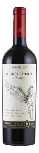 Pack De 12 Vino Tinto Andica Torres Órganico Cabsauv-carm 75