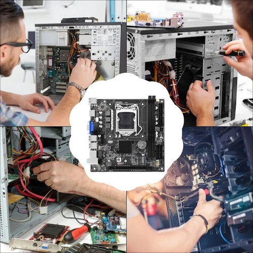 Placa Madre H61s (h61) Lga1155+cpu I3 2120+4g Ddr3 1600 Mhz