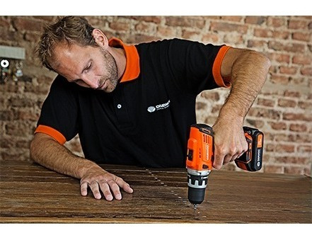 Imagen 6 de 9 de Taladro Atornillador Inalambrico 18v Litio +kit Mechas Bosch