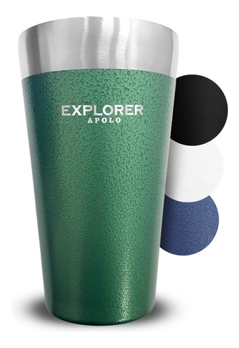 Imagen 5 de 10 de Vaso Térmico Explorer Acero Inoxidable Frio Calor 473 Ml Ct