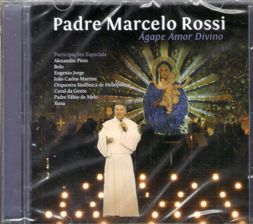 Cd Padre Marcelo Rossi Ágape Amor Divino - Lacrado