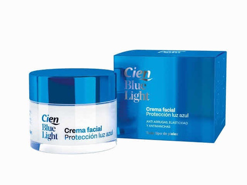 Crema Facial Antiarrugas Cien Blue Light