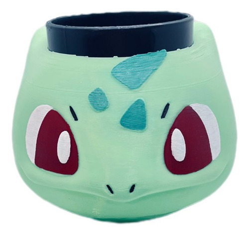 Taza Bulbasaur Impresion 3d Pintado A Mano