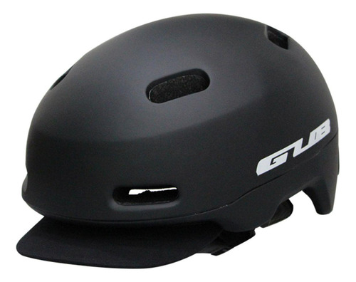 Casco Bicicleta City Visera Profesional Talla L Negro