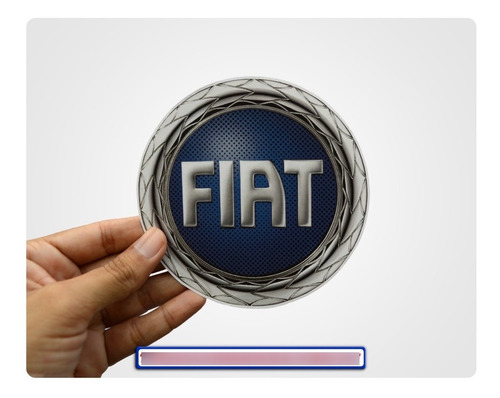 Imagen 3 de 4 de Calcomanías De Carros Y Camionetas Del Logo: Fiat