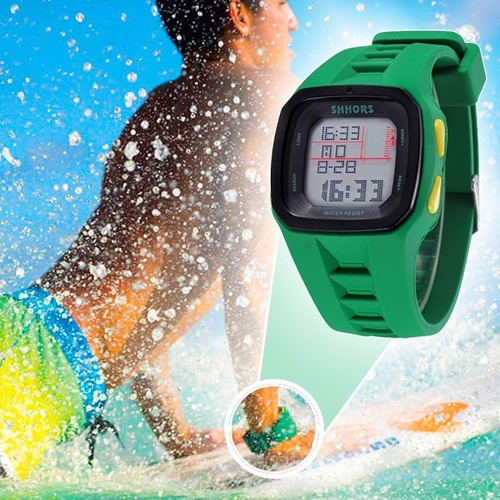Relógio Digital Masculino Surf Natação Corrida - Shhors Ots