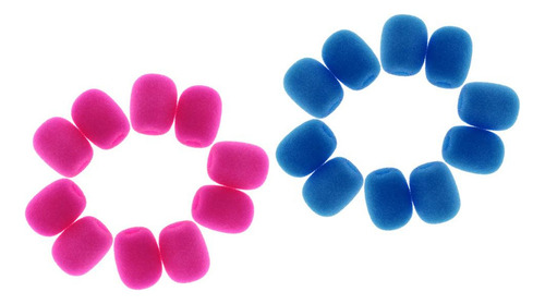 Clm 10x Pacote De Esponja Para Microfone Mini Anti-sujeira