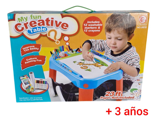 Juego De Mesa Para Dibujar Con Papel Crayolas Y Marcadores