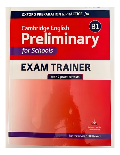 Oup Cambridge English B1 Preliminary For School Exam Trainer