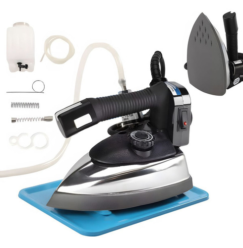 Set De Plancha De Vapor Industrial y Gancho Para Tetera Es-94a Foowei Negro