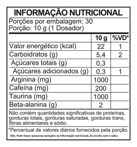 Full Tilt Extreme Pre-workout (300g) - Sabor: Melancia