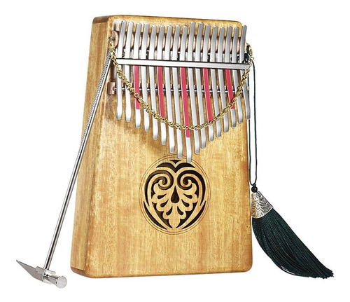 Ammoon Kalimba Mbira Piano Sanza De 17 Teclas De Madera M