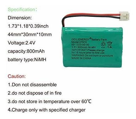 Oficina Geilienergy Recargable Bateria Telefono