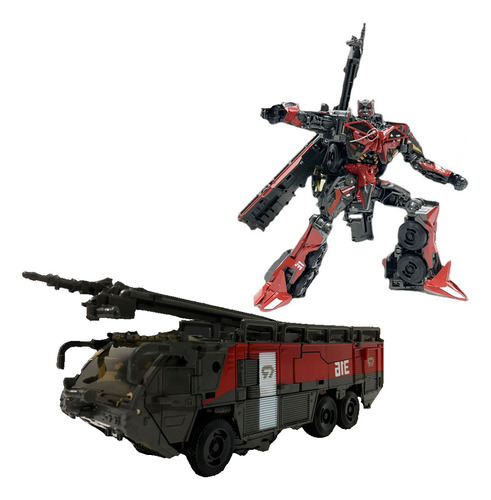 Fwefww Transformers Sentinel Prime Fire Truck Deformable