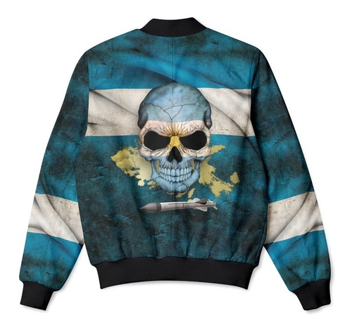 Imagen 2 de 2 de Campera Bomber Homenaje Malvinas Argentinas Exocet Mod 3
