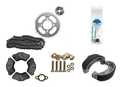 Kit De Transmision + Service Yamaha Ybr 125 Ruggieromotos