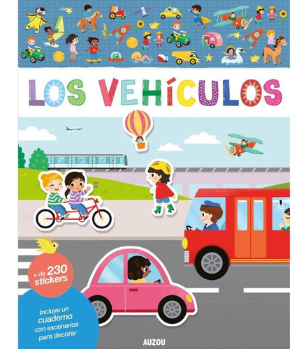 Vehiculos, Libro De Stickers