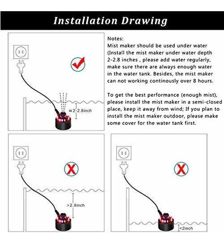 Mist Maker Para Interiores, Humidificador De Aire, Ideal