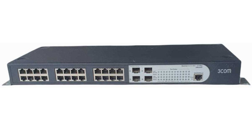 Switch 3com Baseline 2924 Plus 24 Portas 10/100/1000 4x Spf 