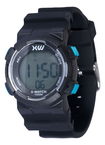 Relogio De Pulso X Watch Original Esportivo Pequeno Digital Cor da correia Preto Cor do bisel Preto Cor do fundo Positivo