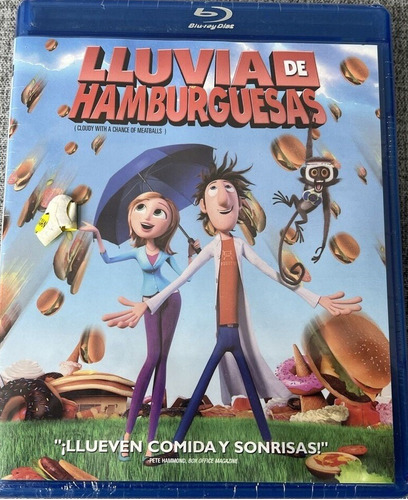 Lluvia De Hamburguesas Pelicula Blu-ray Original Sellada