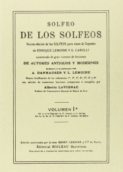Solfeo De Los Solfeos 1a Lemoine, Henri Boileau