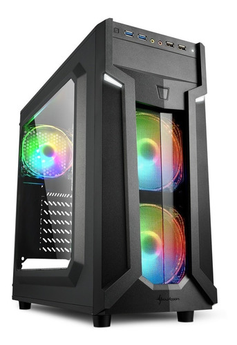 Case Sharkoon Gamer Vg6-w Rgb Atx 