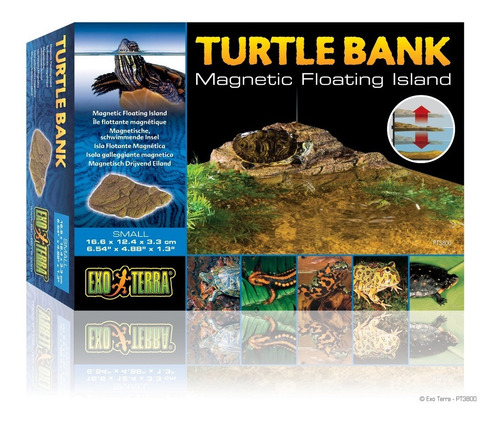 Isla Flotante Magnética Tortugas Acuaticas Exo Terra