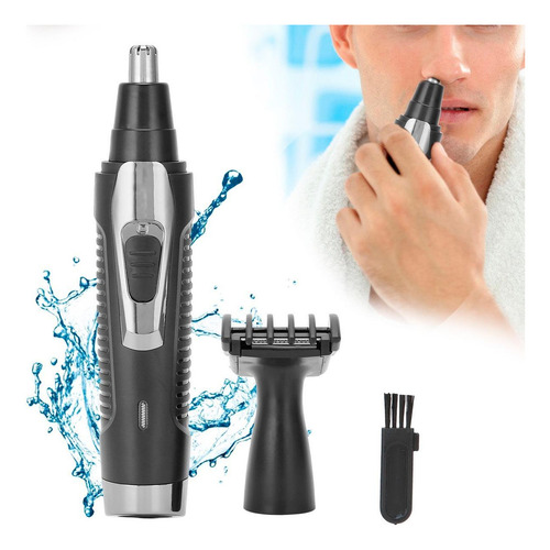 Máquina 2 Em 1 Recarregável Remover Pelos Nariz E Salão