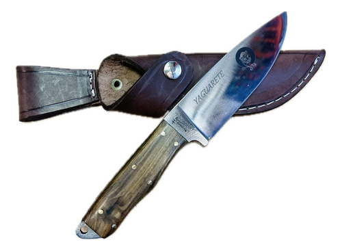 Cuchillo Yarara Yaguarete Hoja 14cm Inox Sueco Cabo Roble