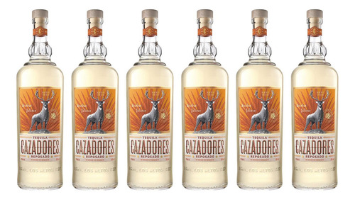 Pack De 6 Tequila Cazadores Reposado 950 Ml