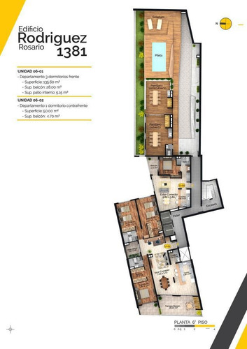 Imagen 11 de 30 de Departamento Monoambiente En Venta En Construcción Centro Rosario