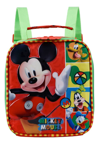 Lancheira Escolar Infantil Mickey Mouse R - Xeryus