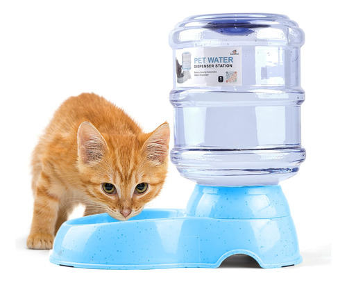 Dispensador De Agua Para Perros Y Gatos Grandes, Alimentador