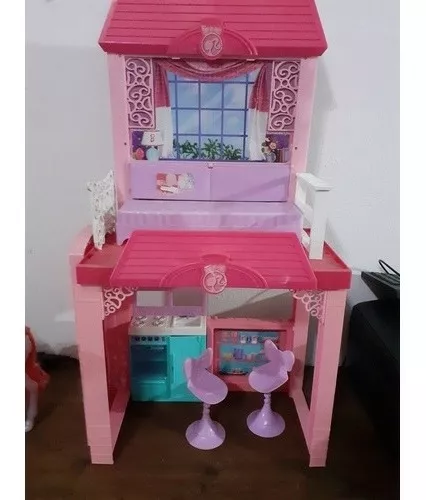 Antiga Maleta Quarto Da Barbie Anos 90 Mattel Casa De Boneca