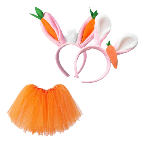 Accesorios De Disfraz De Conejo De Pascua Para Niñas, Bonito