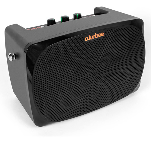 Ajunbee Amplificador Portátil De Guitarra De Bajo De 10 W,.